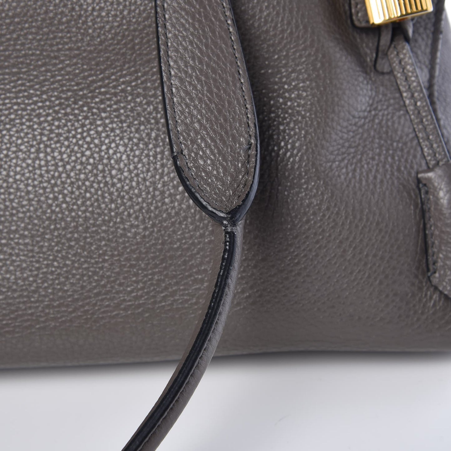 Grained Calfskin Tote Graphite