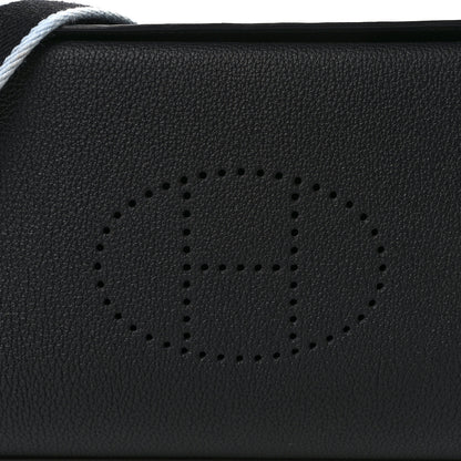 Hermes Togo Videpoches Black Light Blue 7 of 10
