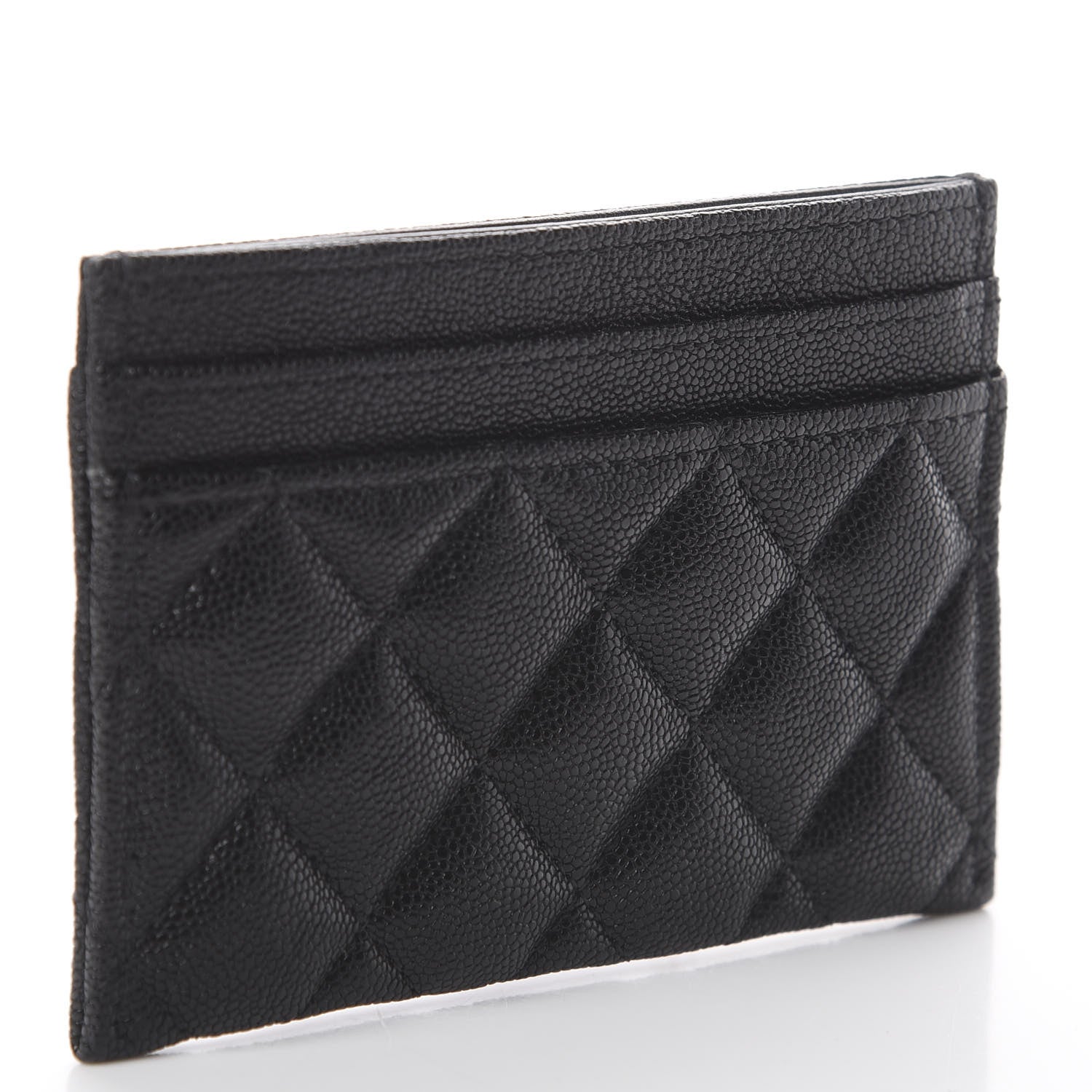 Chanel Caviar Quilted Boy Card Holder Black 2 of 6