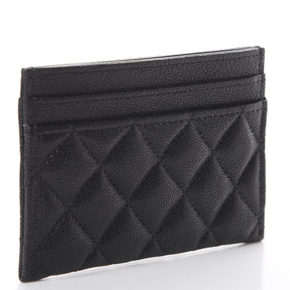 Chanel Caviar Quilted Boy Card Holder Black 2 of 6