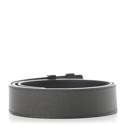 Louis Vuitton Taiga 35mm LV Initiales Belt 85 34 Ardoise 2 of 7