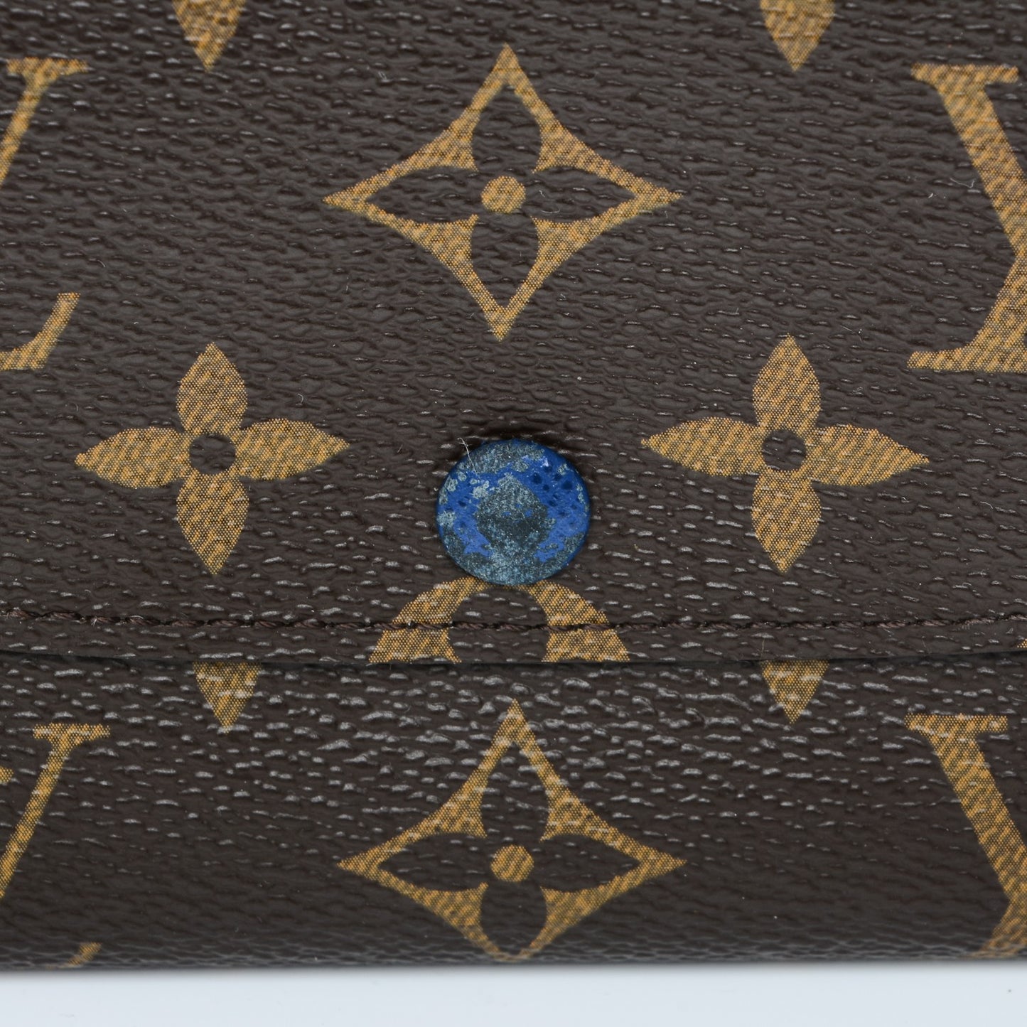 Monogram Emilie Wallet Blue