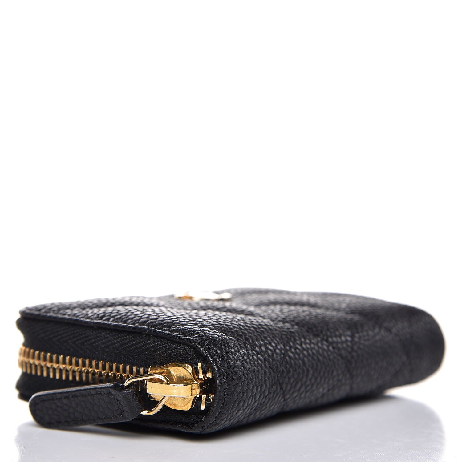 Chanel Caviar Quilted Zip Coin Purse Black 4 of 8