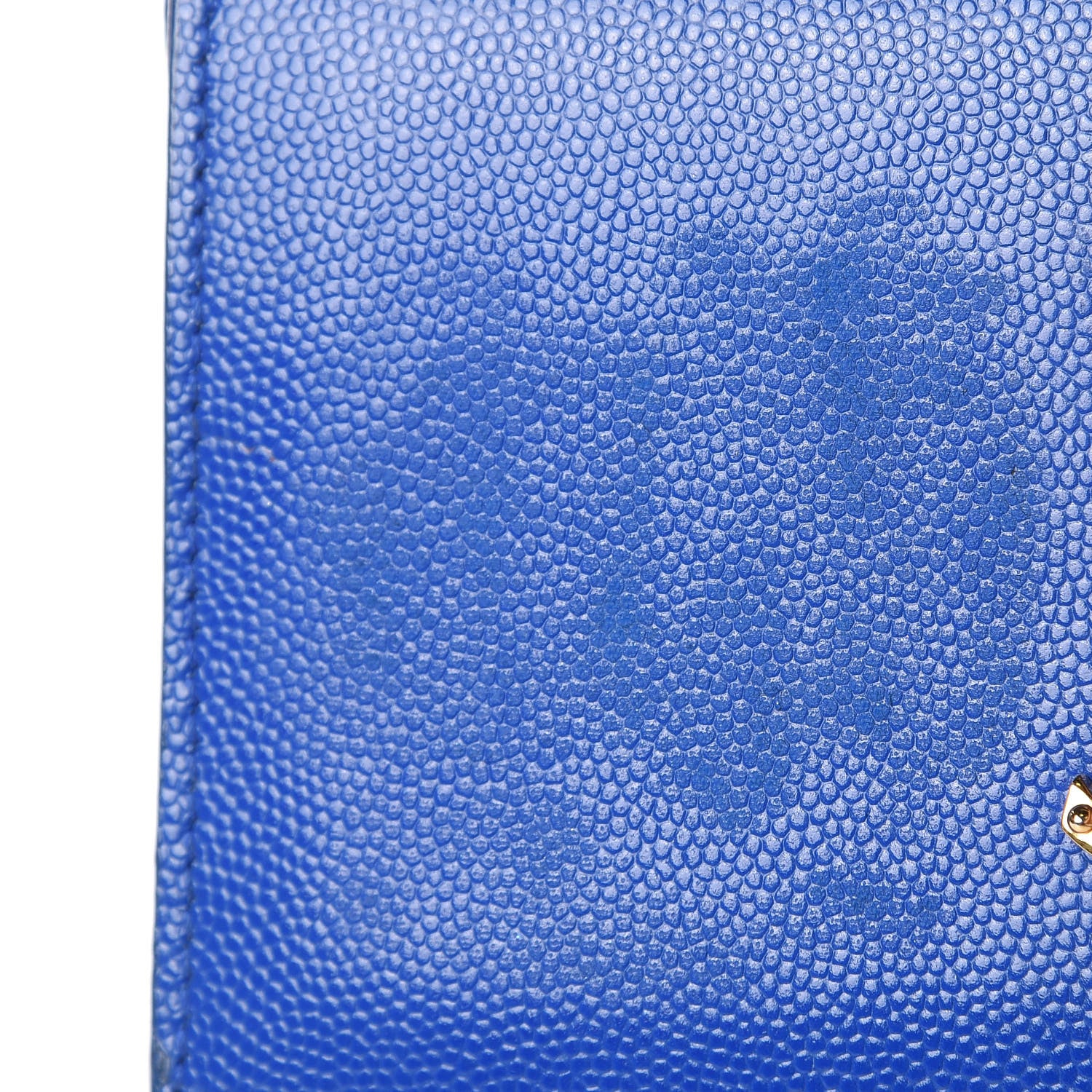 Saint Laurent Grain De Poudre Small Classic Monogram Kate Satchel Royal Blue 10 of 11