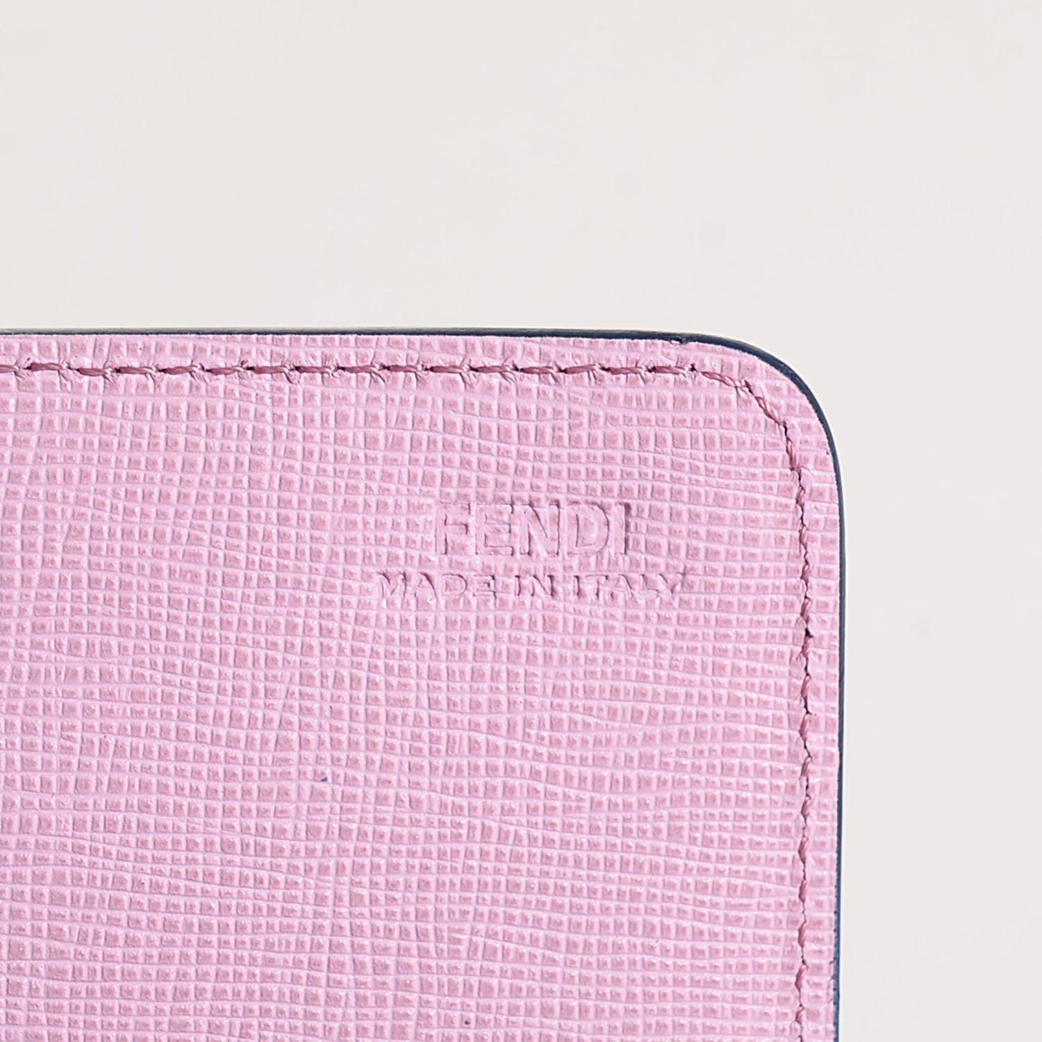 Fendi Vitello Elite Crystal Eye Monster Continental Wallet Cobalt Lavender Pink 4 of 9