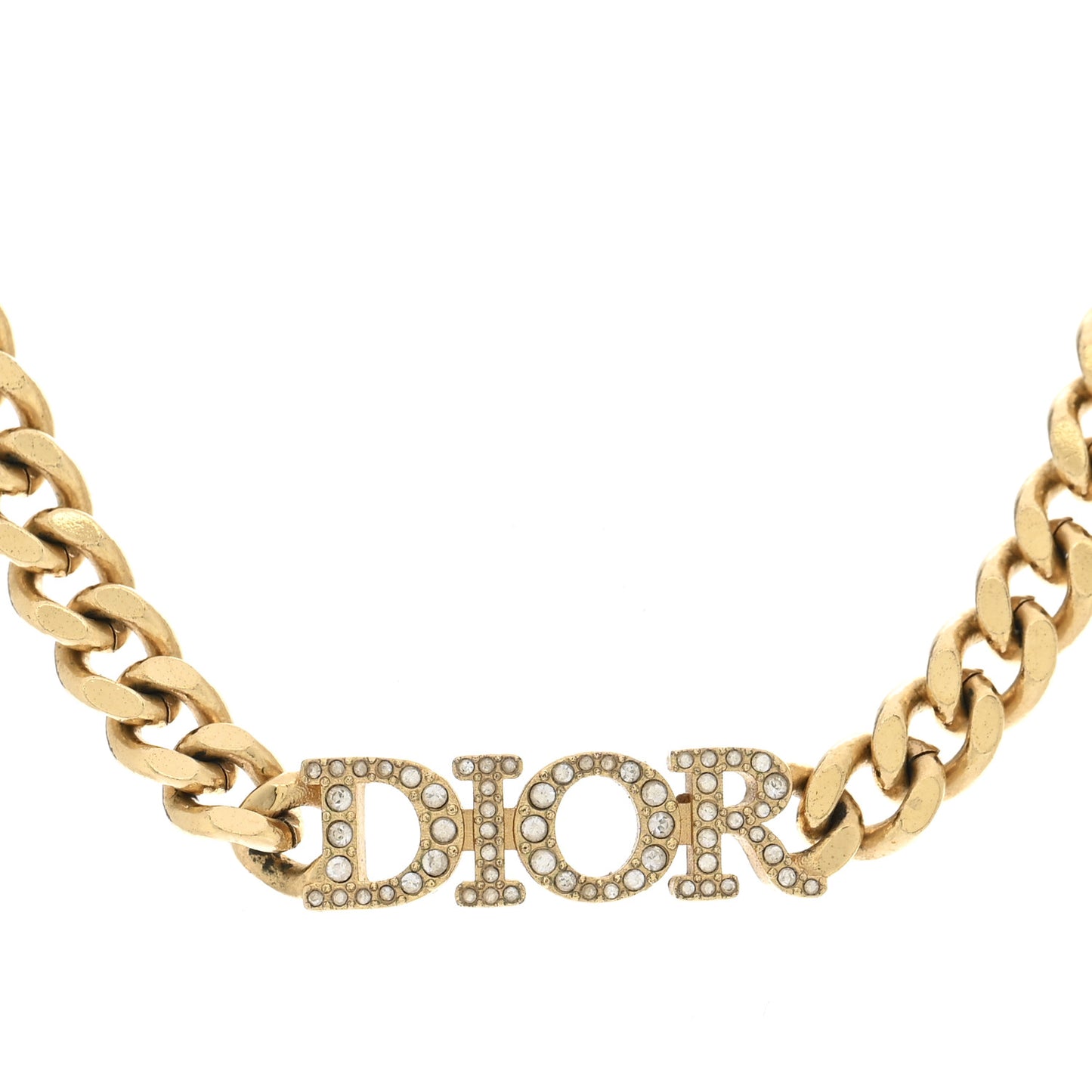 Metal Crystal Dio(r)evolution Choker Gold