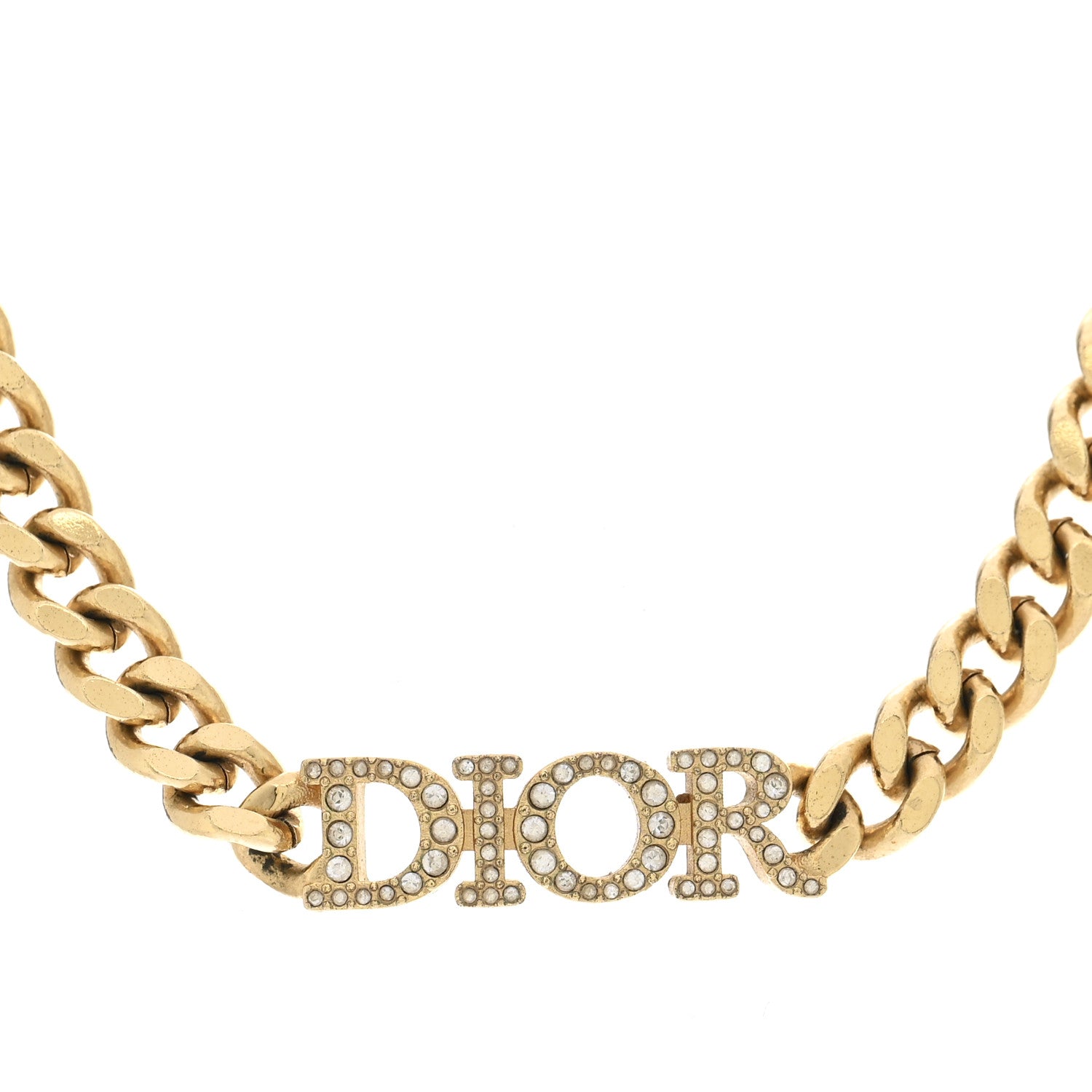 Christian Dior Metal Crystal Dio(r)evolution Choker Gold 4 of 5