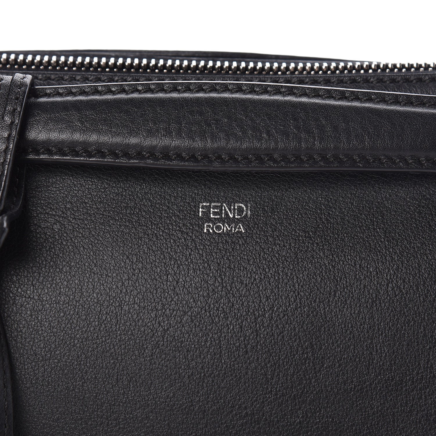 Fendi Vitello Dolce Medium By The Way Boston Bag Black 9 of 25