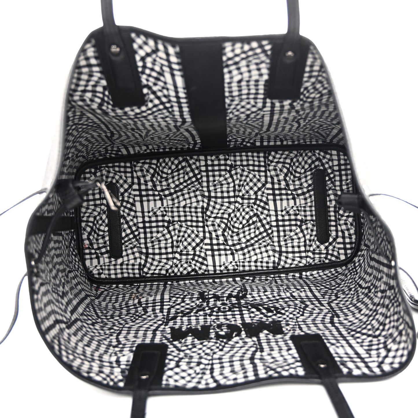 Visetos Large Liz Reversible Shopper Tote Black