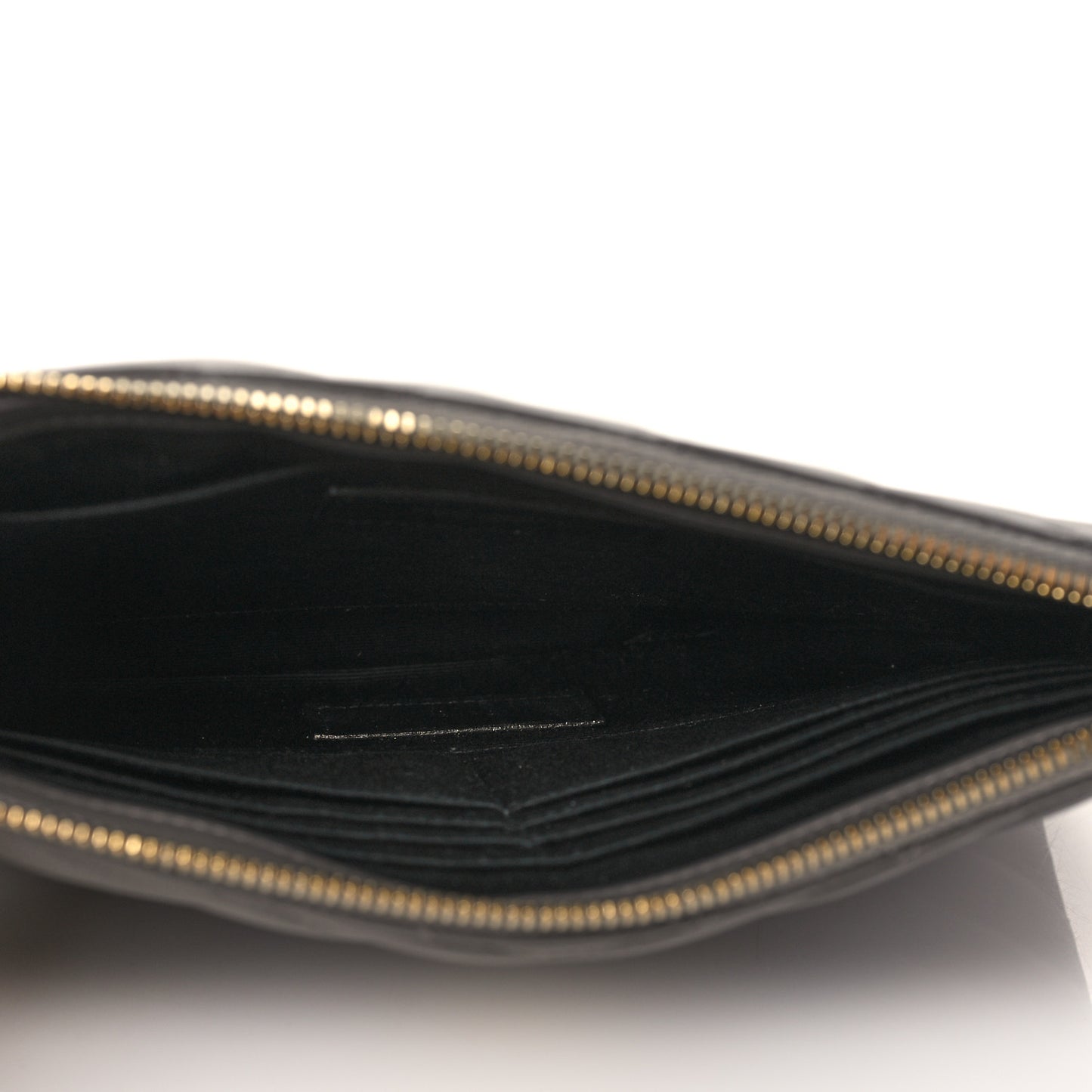 Calfskin Matelasse Monogram Cassandre Tablet Pouch Fog