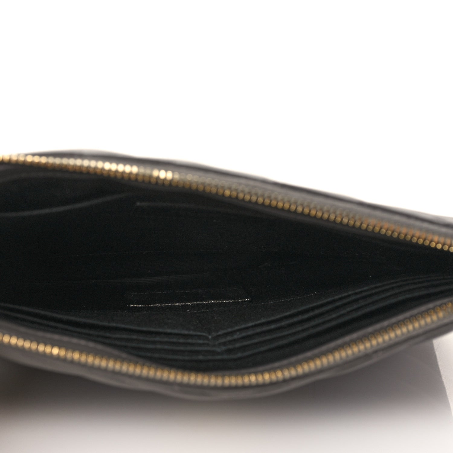 Saint Laurent Calfskin Matelasse Monogram Cassandre Tablet Pouch Fog 5 of 6
