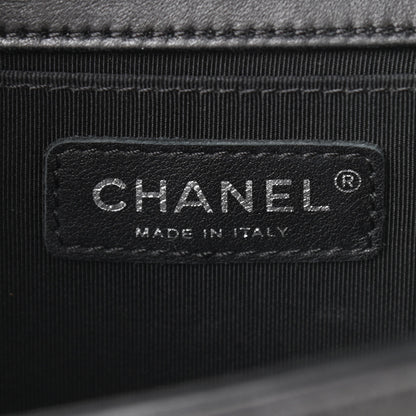 Chanel Lambskin Quilted Medium Boy Flap Black 5 of 12