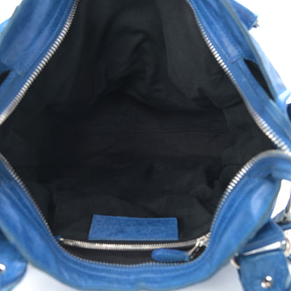 Balenciaga Agneau Giant 12 Silver Hardware City French Blue 4 of 10