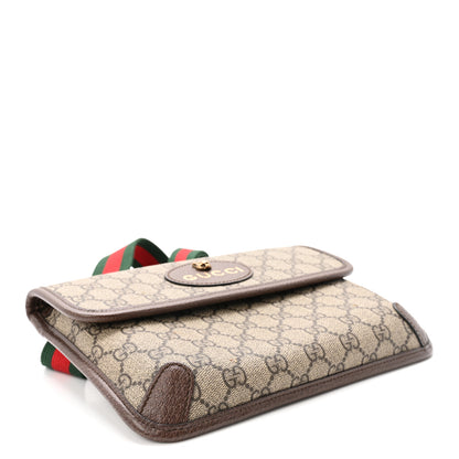 Gucci GG Supreme Monogram Neo Vintage Web Belt Bag Brown 4 of 10