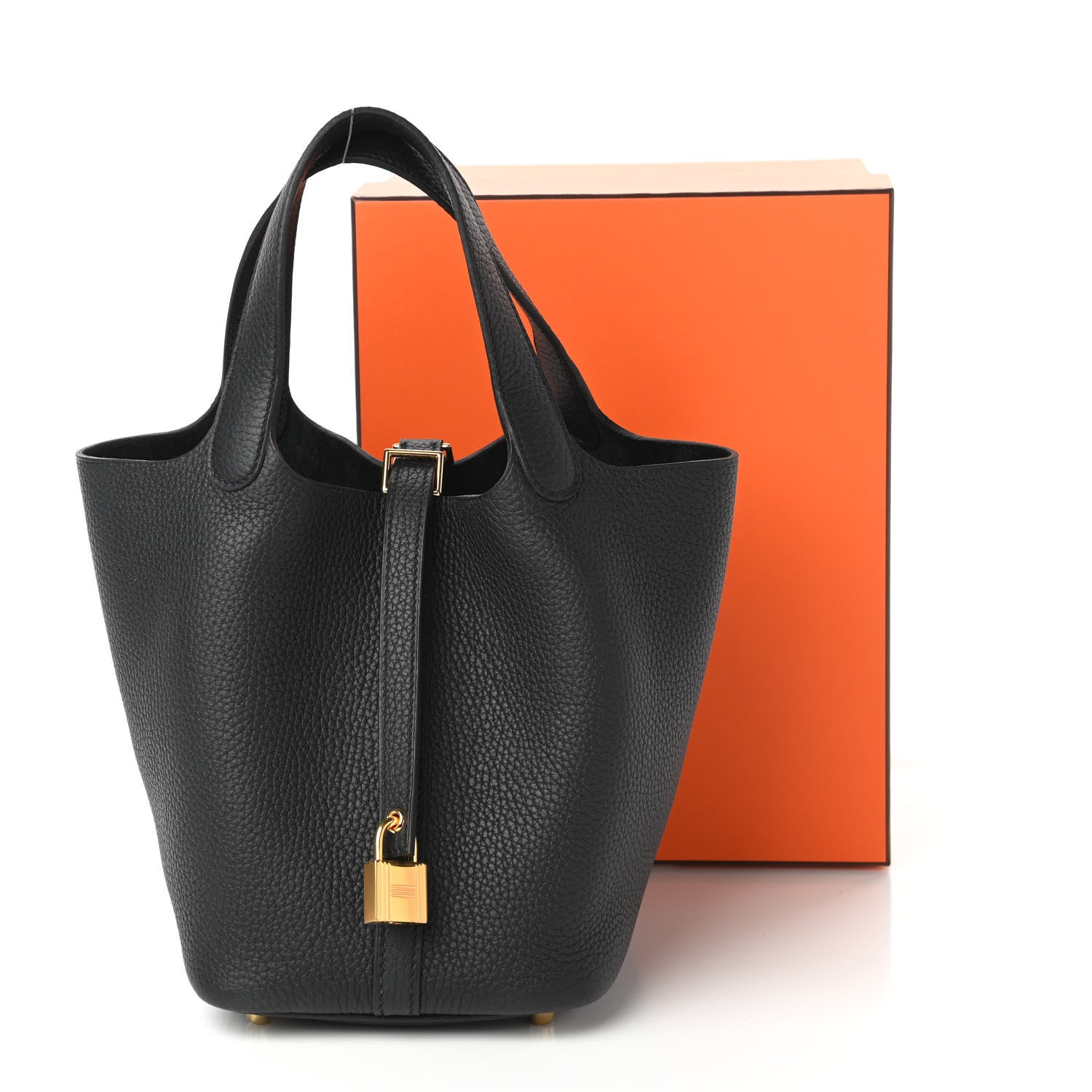 Hermes Taurillon Clemence Picotin Lock 18 PM Black 11 of 11