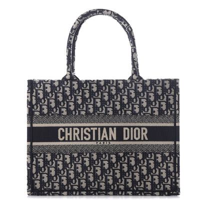 Christian Dior Oblique Medium Book Tote Blue Multicolor 1 of 10