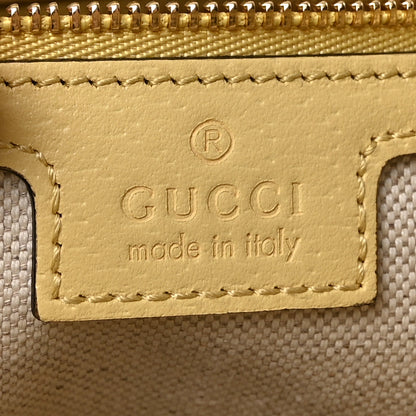 Gucci Monogram Jumbo GG Textured Dollar Calfskin Medium Ophidia Shopping Tote Beige Banana 6 of 10