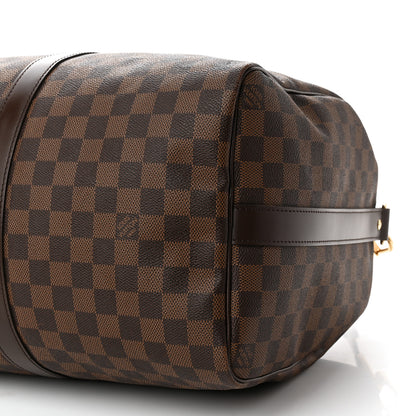 Louis Vuitton Damier Ebene Keepall Bandouliere 45 10 of 10
