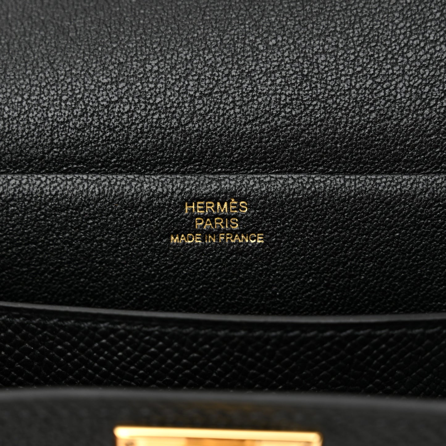Epsom Kelly Multi Pocket Pochette To Go Black