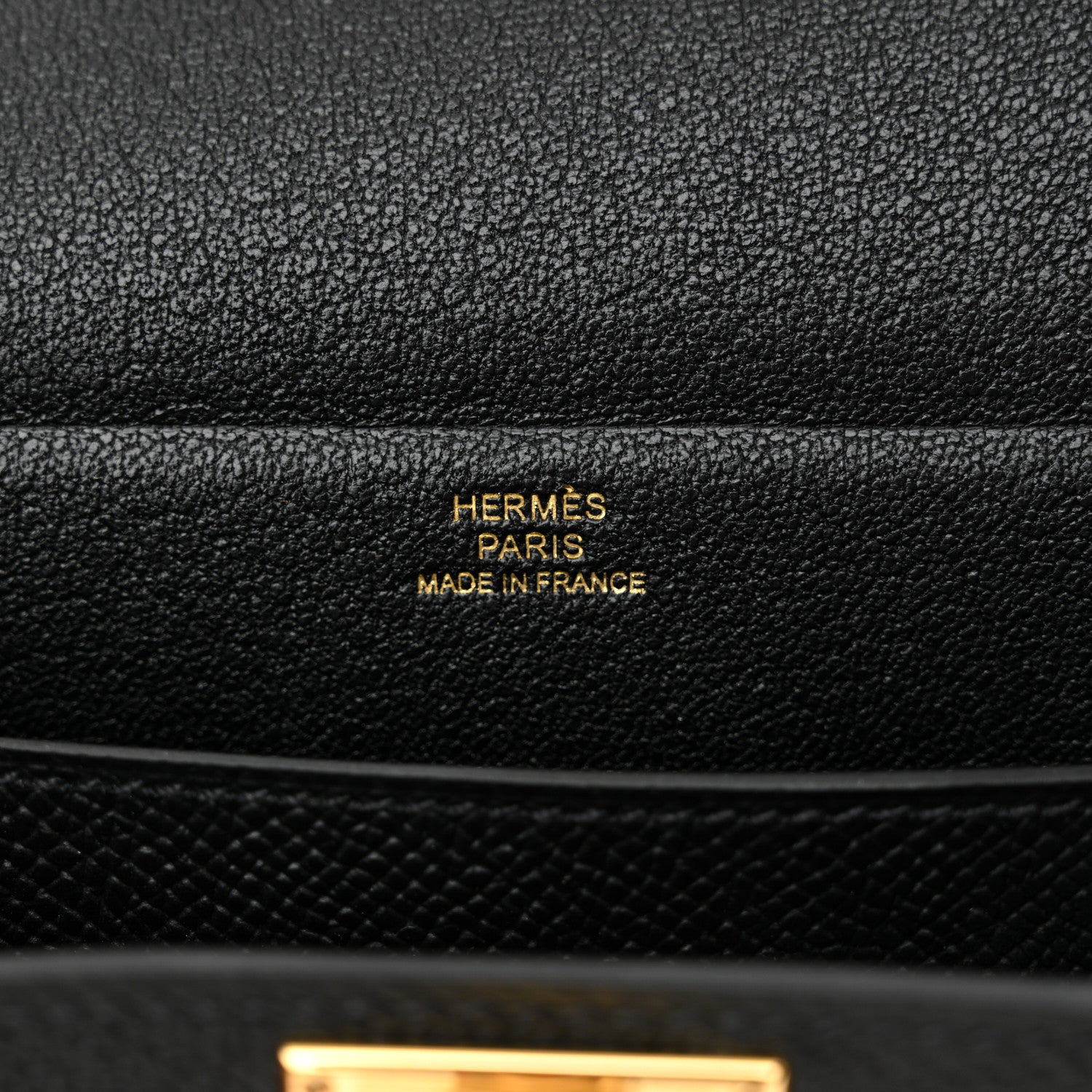 Hermes Epsom Kelly Multi Pocket Pochette To Go Black 6 of 11