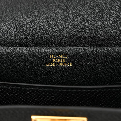 Hermes Epsom Kelly Multi Pocket Pochette To Go Black 6 of 11
