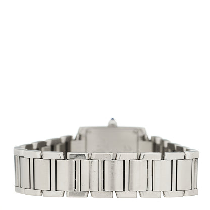 Cartier Stainless Steel 20mm Tank Francaise Quartz Watch 3 of 5