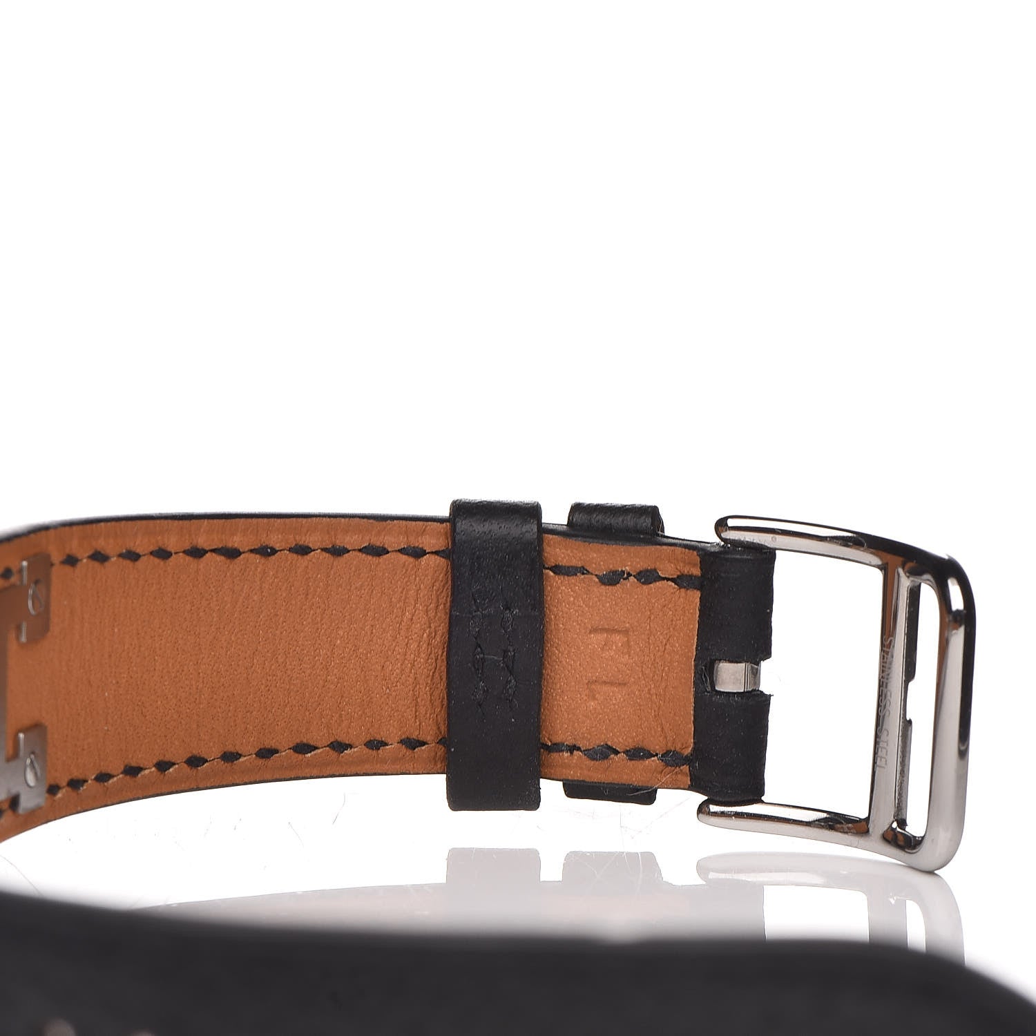 Hermes Stainless Steel Epsom 23mm Medor Quartz Watch Noir 9 of 10