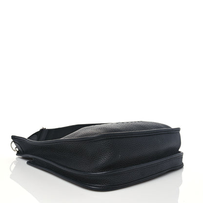 Hermes Taurillon Clemence Evelyne III PM Black 4 of 9
