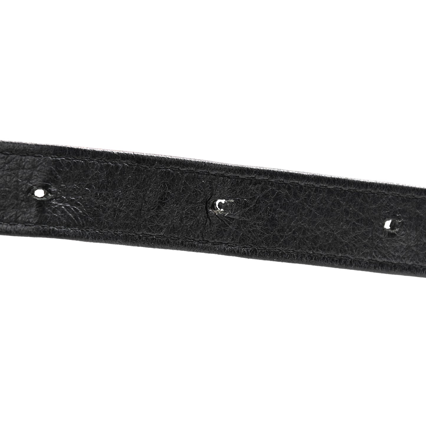 Calfskin Quilted CC Uniform Flap Belt Bag Black