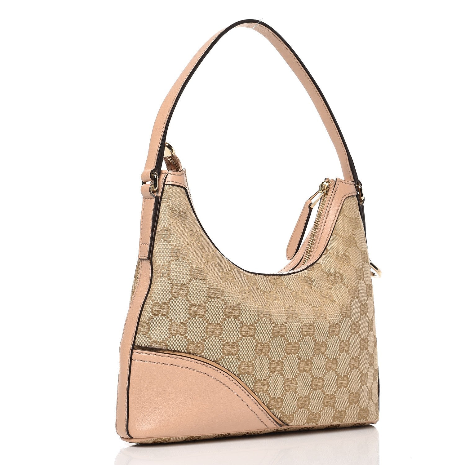 Gucci Monogram Small New Britt Hobo Pink 3 of 9