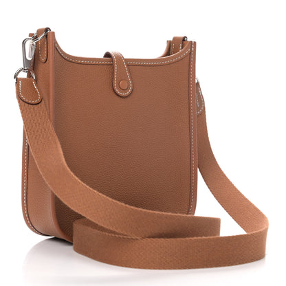 Hermes Taurillon Clemence Evelyne TPM Gold 2 of 4