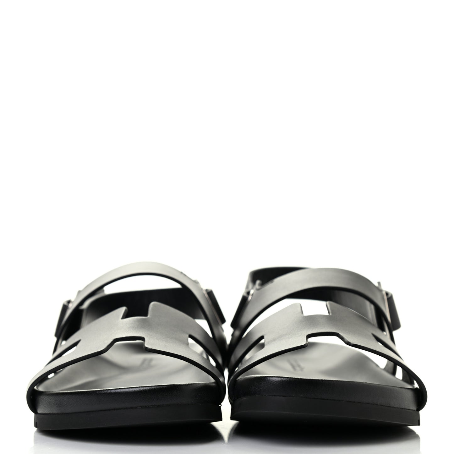 Calfskin Womens Takara Sandals 38.5 Black