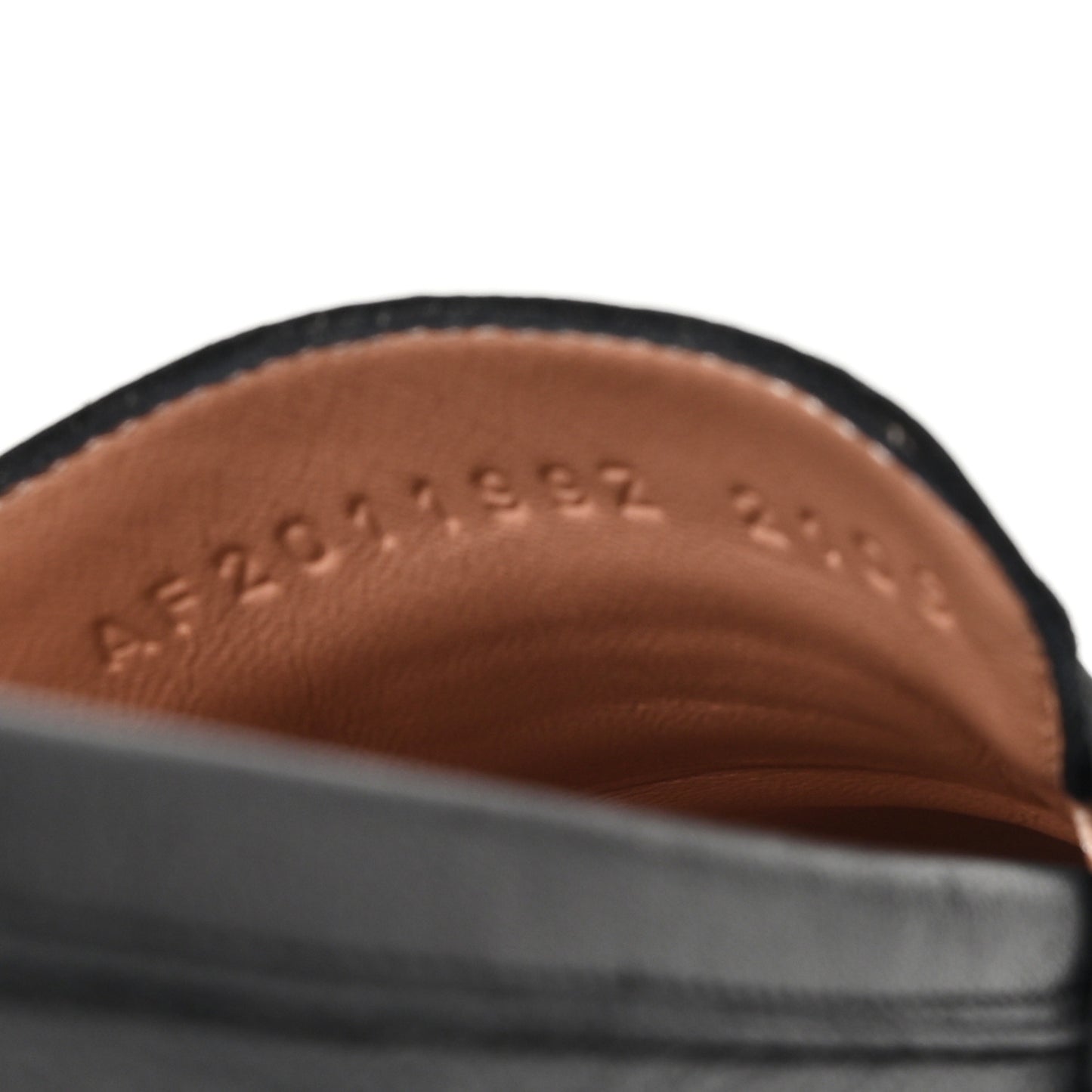 Goatskin Womens Paris Loafers 40 Black