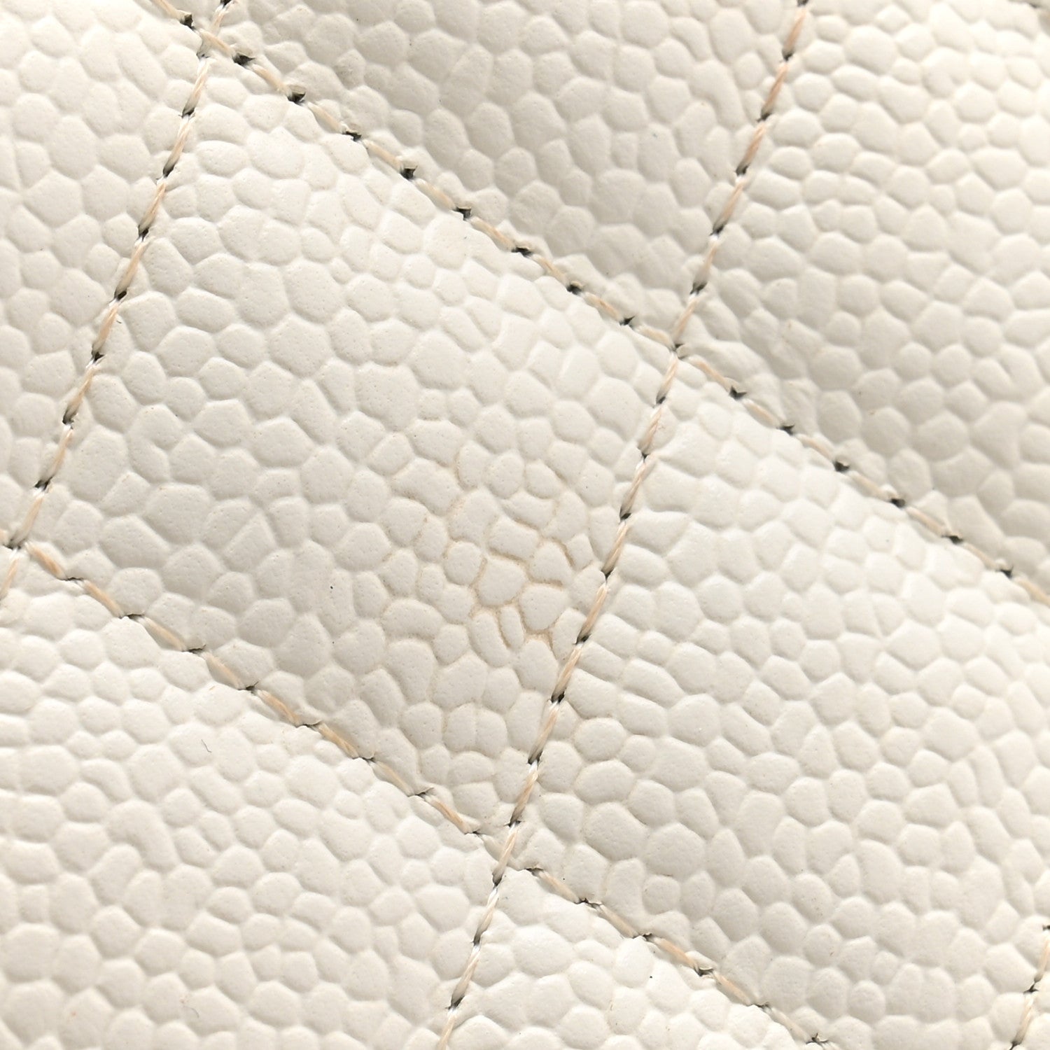Chanel Caviar Quilted Timeless Clutch White 8 of 11