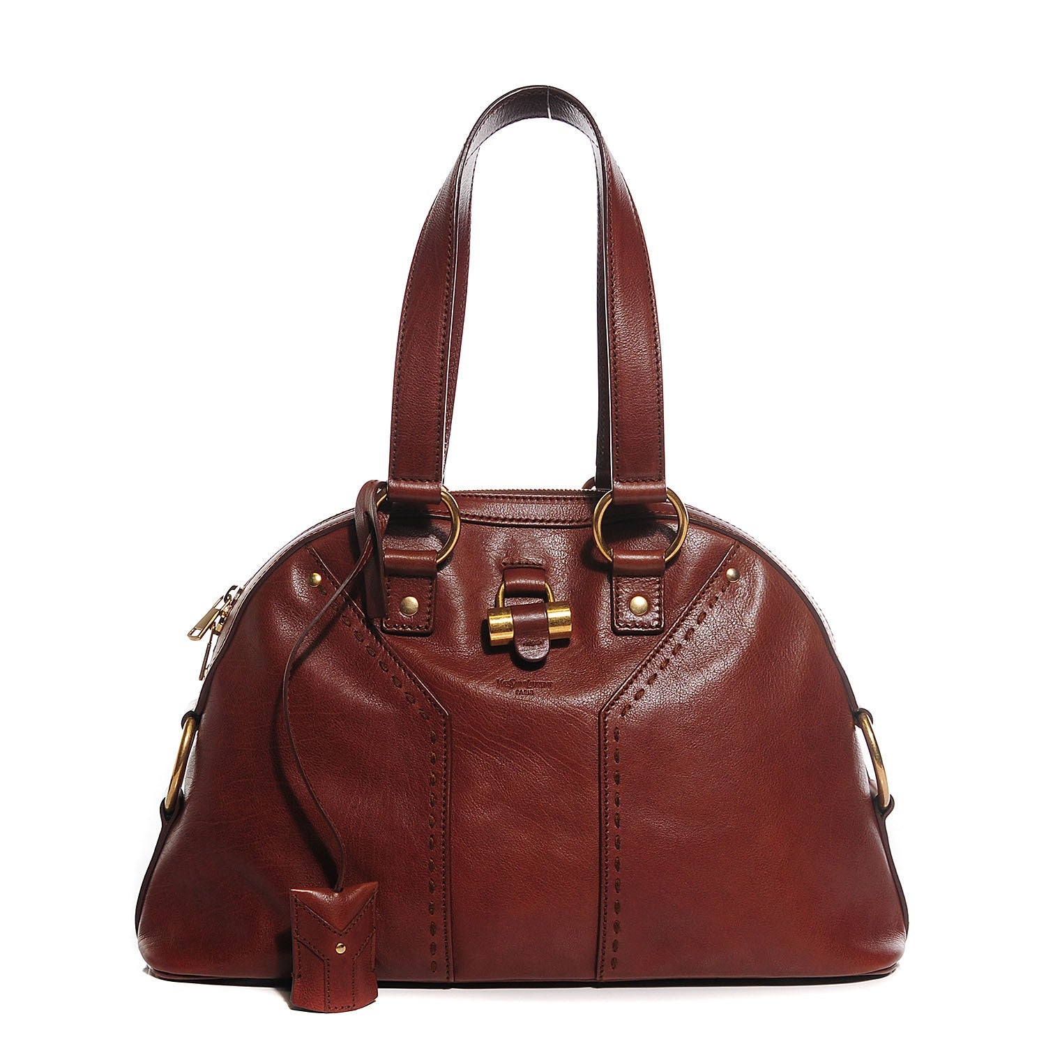 Saint Laurent Calfskin Medium Muse Brown 10 of 18