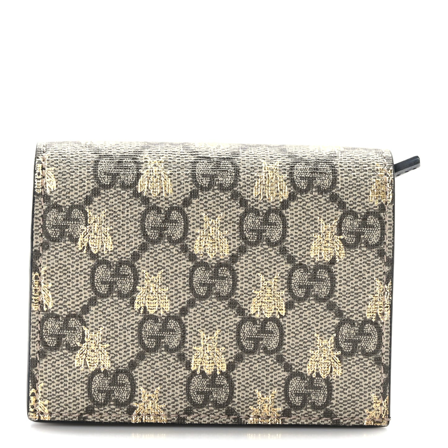 GG Supreme Monogram Bee Print Card Case