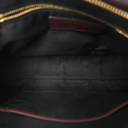 Burberry Horseferry Check Small Chichester Crossbody Clutch Bag Burgundy 5 of 12