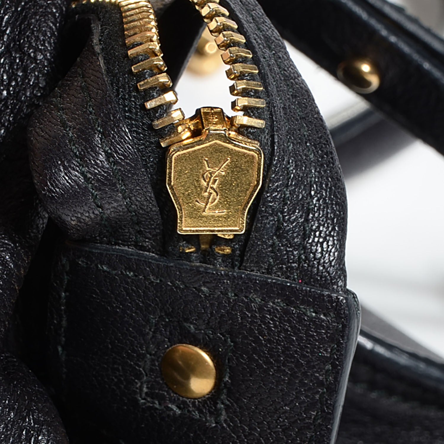 Saint Laurent Sheepskin Small Cabas ChYc Black 8 of 8