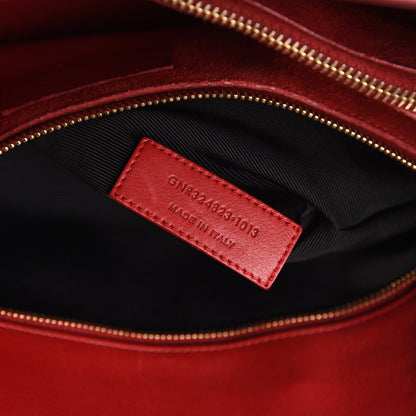 Saint Laurent Calfskin Small Sac De Jour Lipstick Red 9 of 14