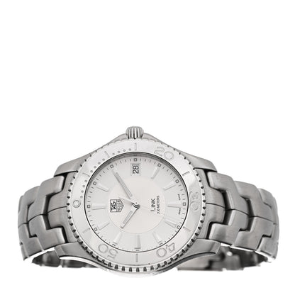 Tag Heuer Stainless Steel 39mm Link Quartz Watch Silver WJ111-0 2 of 4