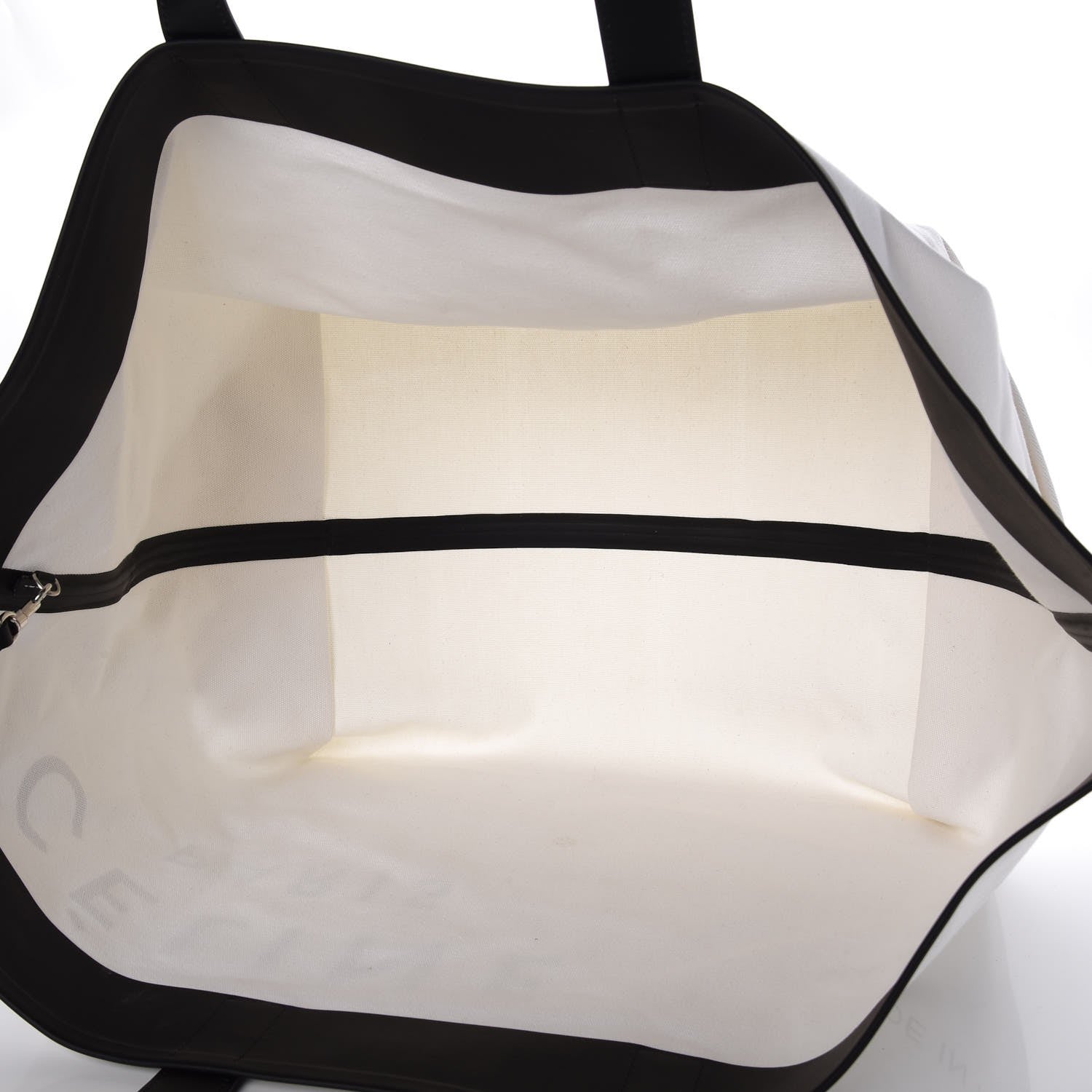 Celine Textile Medium Made In Tote Black White 6 of 10