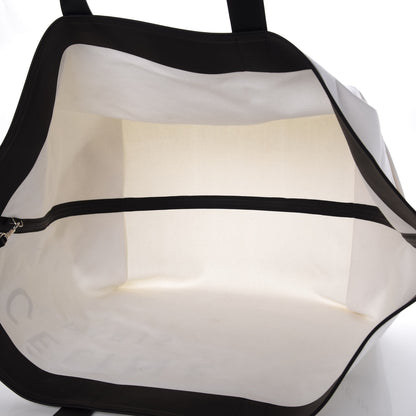 Celine Textile Medium Made In Tote Black White 6 of 10