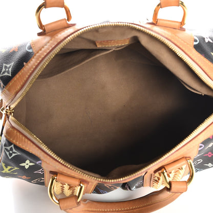 Louis Vuitton Monogram Multicolor Courtney MM Black 5 of 7