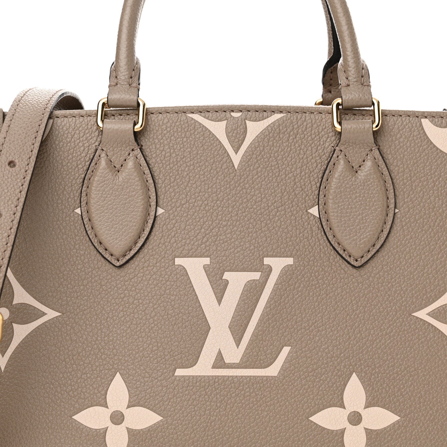 Louis Vuitton Empreinte Monogram Giant Onthego PM Tourterelle Creme 7 of 12