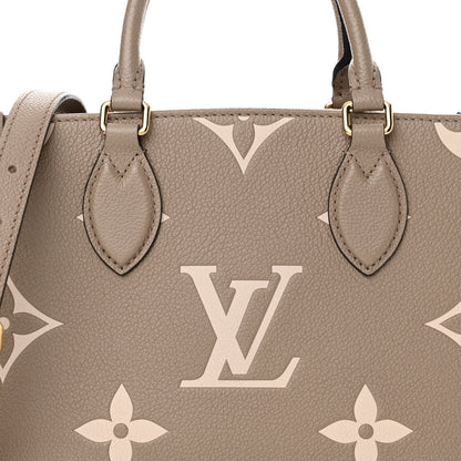 Louis Vuitton Empreinte Monogram Giant Onthego PM Tourterelle Creme 7 of 12