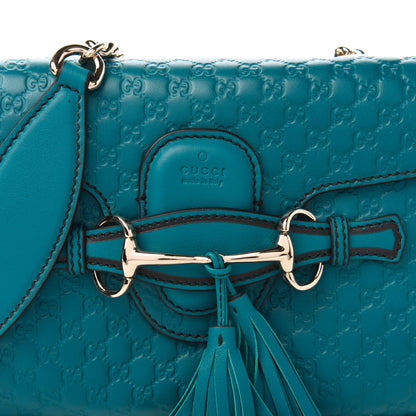 Gucci Microguccissima Mini Emily Shoulder Bag Deep Cobalt 10 of 10