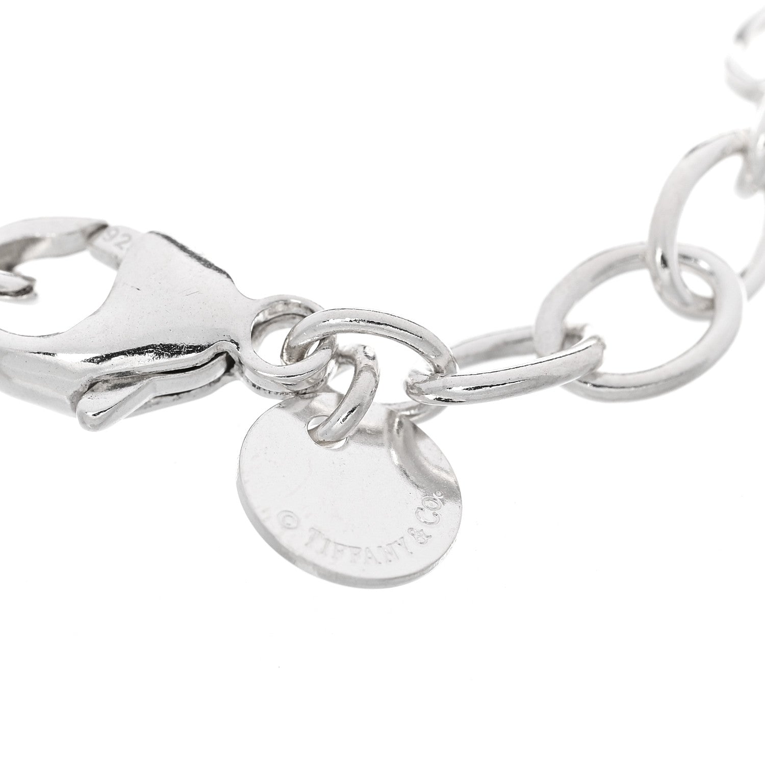Tiffany Sterling Silver Infinity Chain Bracelet 3 of 5