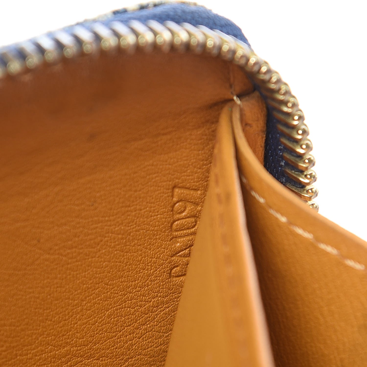Louis Vuitton Monogram Denim Zippy Wallet Blue 7 of 11