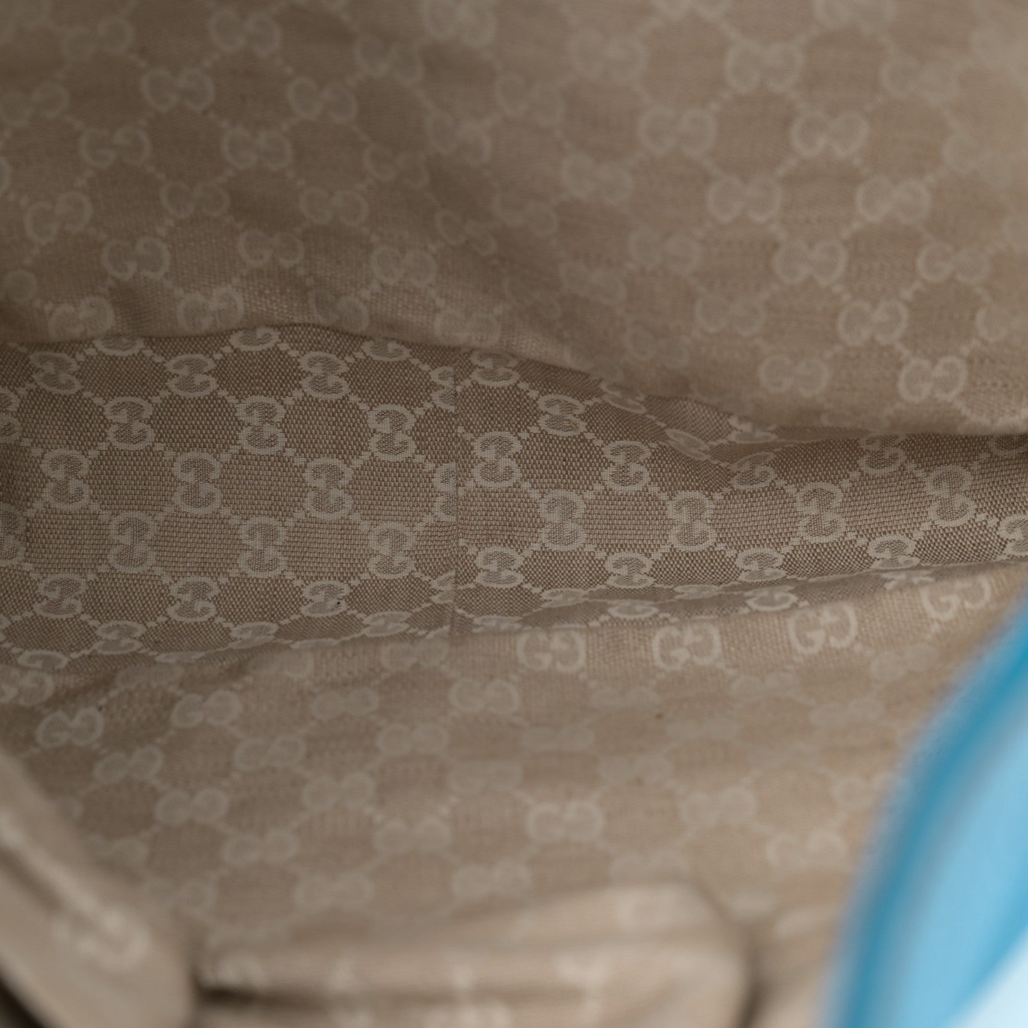 Gucci Pebbled Calfskin Medium Diana Bamboo Shoulder Bag Turquoise 5 of 12