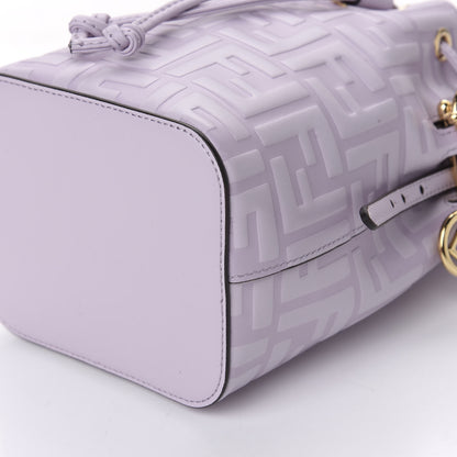 Fendi Vitello Termosport F is Fendi FF 1974 Embossed Mini Mon Tresor Bucket Bag Anemone 8 of 11